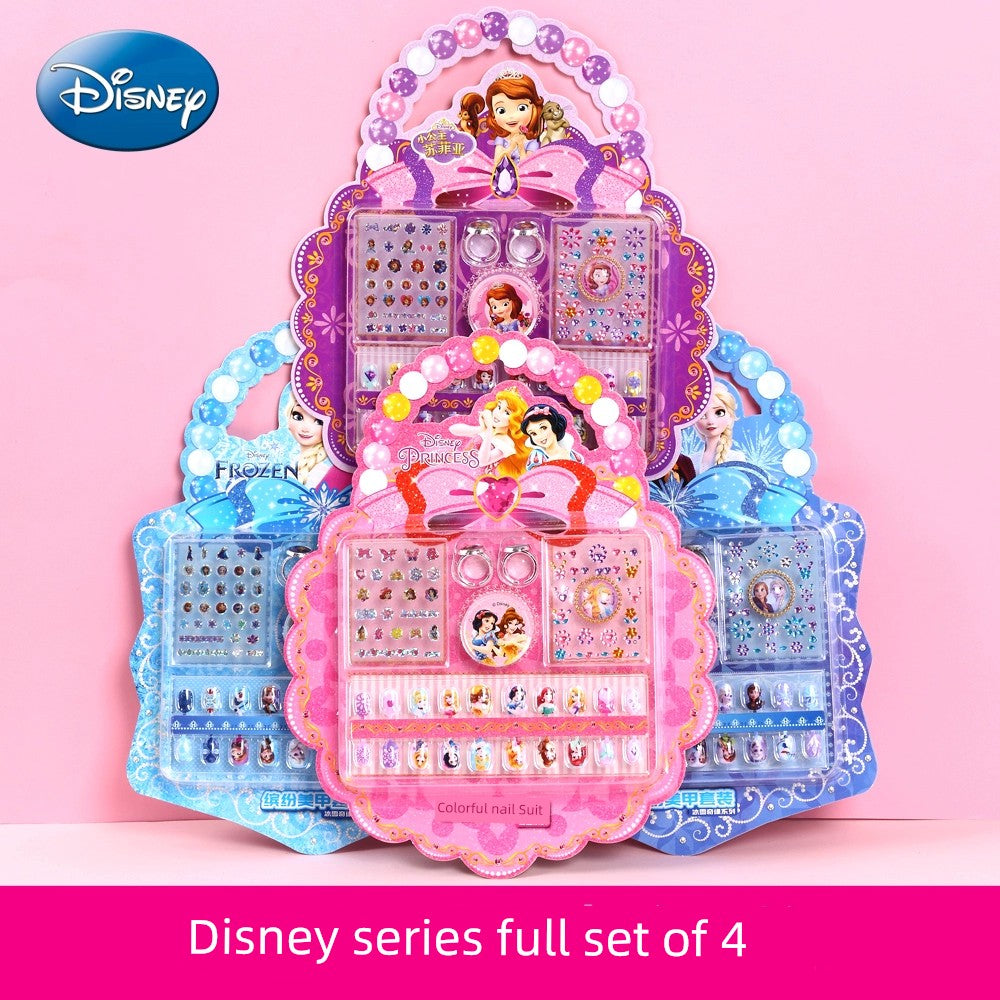 Ye Luoli Ice Princess Gem Girl Toy Nail Sticker