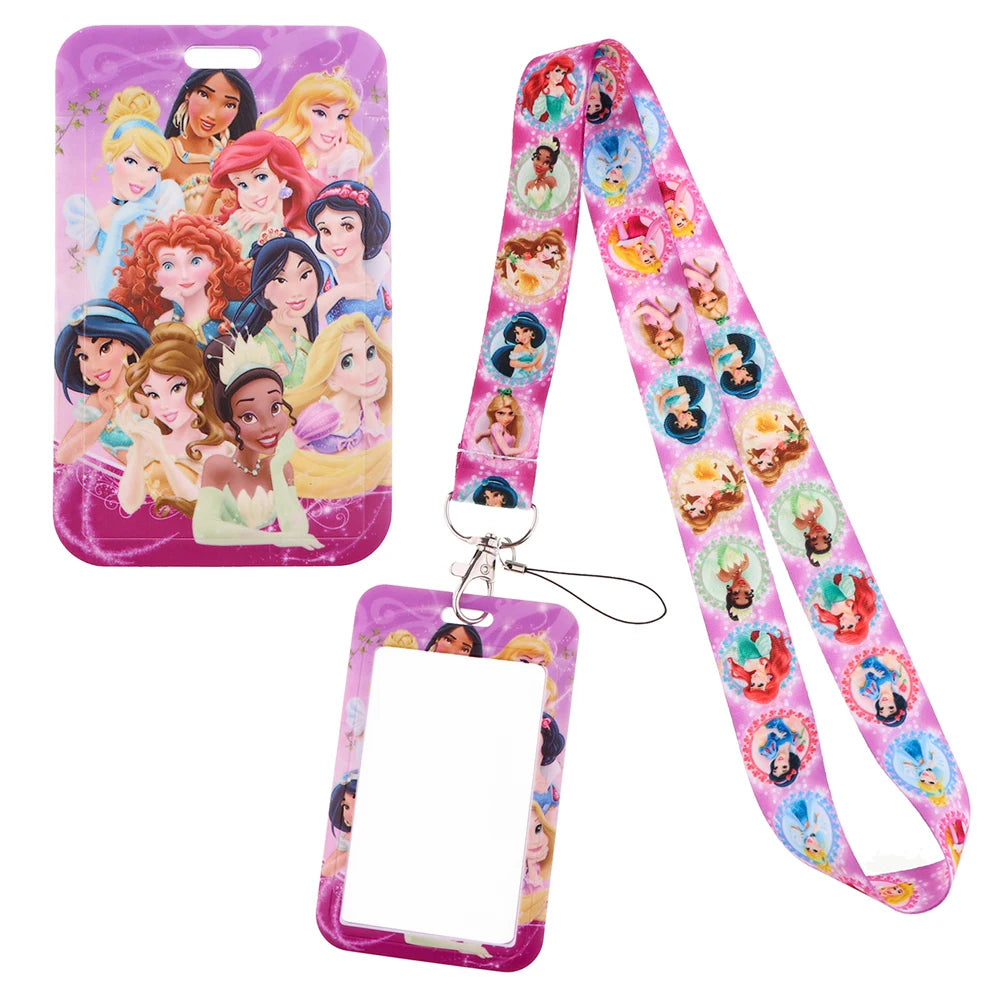 Disneys Princess Keychains Lanyard