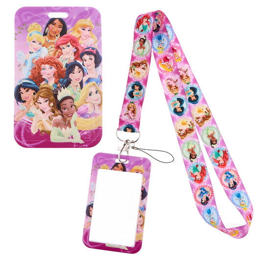 Disneys Princess Keychains Lanyard