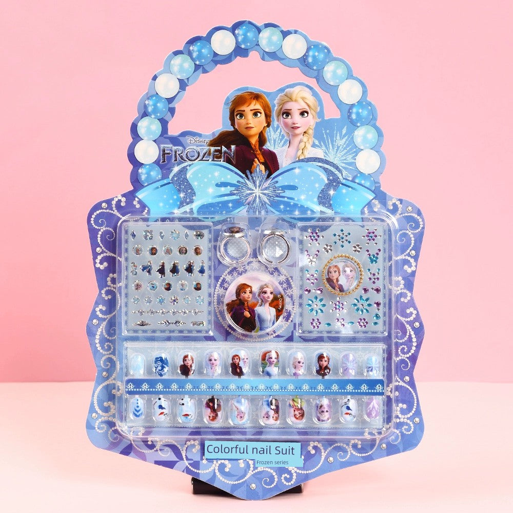 Ye Luoli Ice Princess Gem Girl Toy Nail Sticker