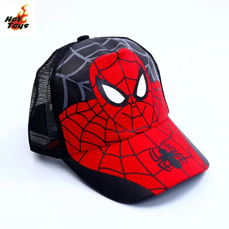 MENS Spider Man Baseball Cap Cartoon Mesh Cap Hip Hop Hat Sunscreen Breathable Adjustable Children's Day Christmas Gift Ornament