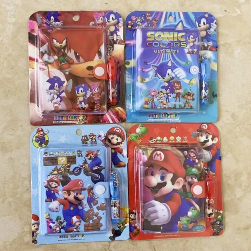 Sonic Mario Notebook Sets
