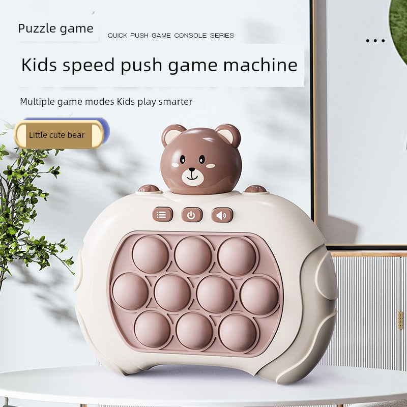 Light Up Pop It Bubble Puzzle Game Machine Quick Push Toys