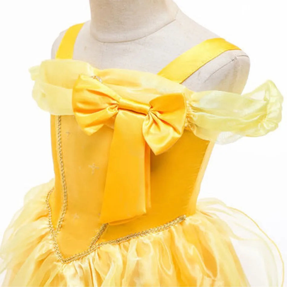 Disney Belle Dress Children Princess Costume