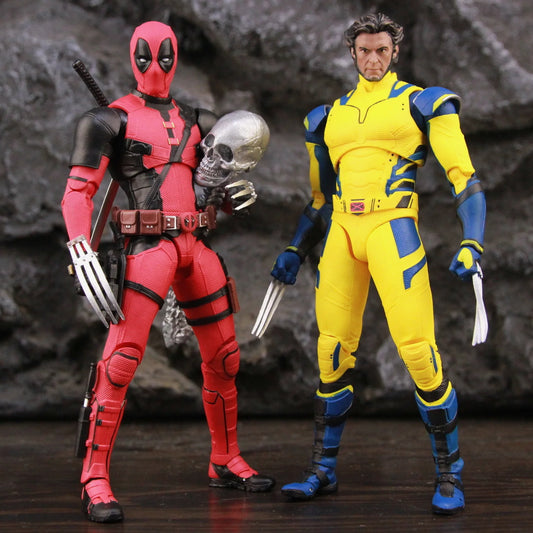 ZD Marvel 2024 Movie Deadpool 3 Deadpool & Wolverine 1/10 8" Action Figure Wade Winston Wilson Howlett Logan Legends Toys