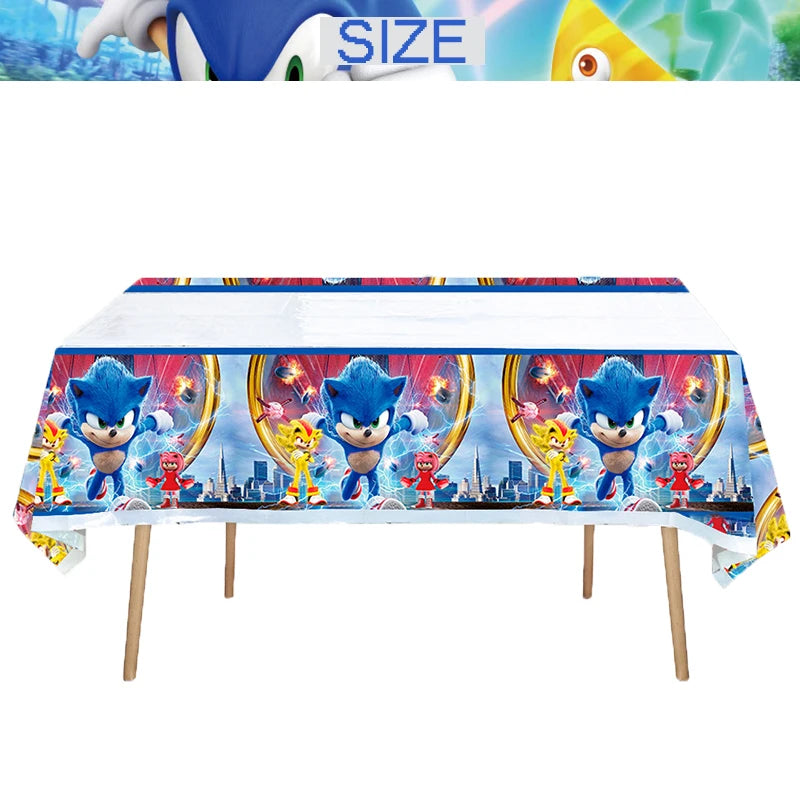 Kit Sonic Party Supplies Boys Birthday Party.
