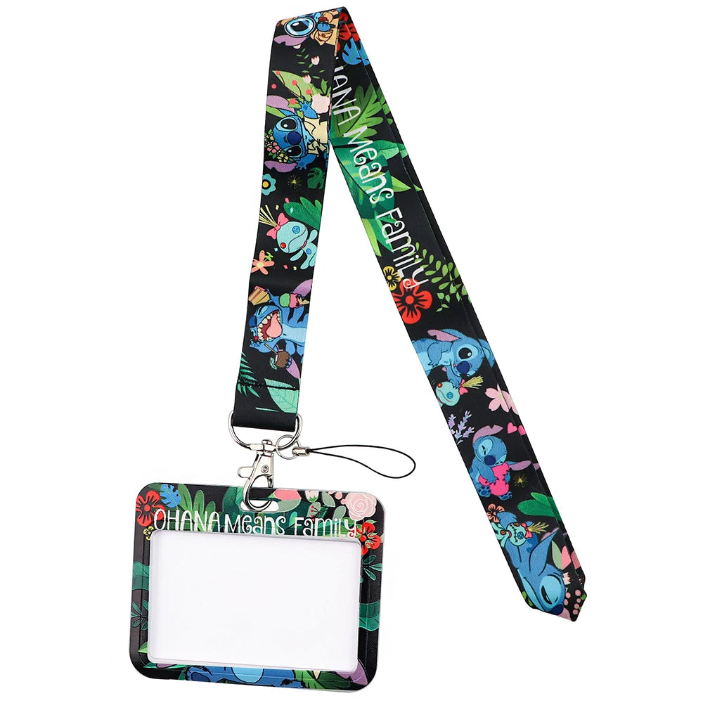 Stitch Lanyard ID Card Badge Holder