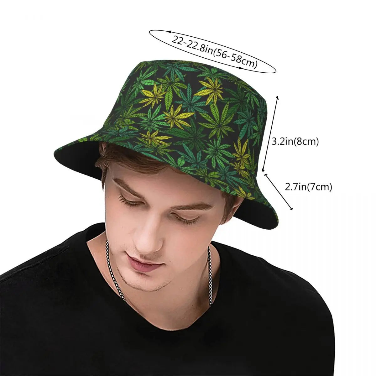 Unisex Bucket Hat Marijuana 420 Leaf
