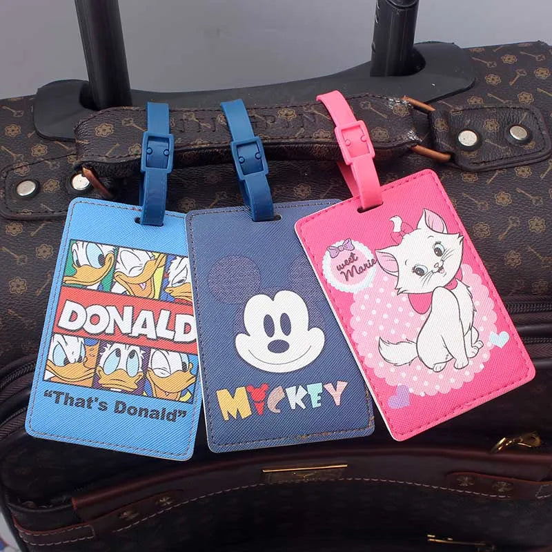 DISNEY Mickey Donald Duck Luggage Tag  Travel Accessories