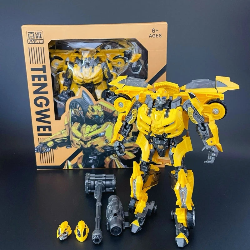 IN STOCK NEW BAIWEI 18CM Cool Transformation Toys Movie Action Figure Anime Robot Car Model KO SS01 T7 TW-1031 Kids Boy TW1032