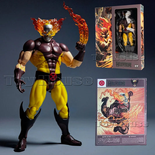 New Ct Toys Hellverine Figure Wolverine Mafex 096 138 X-Men Anime Action Figure Figurine Statue Model Customized Toys Kids Gifts