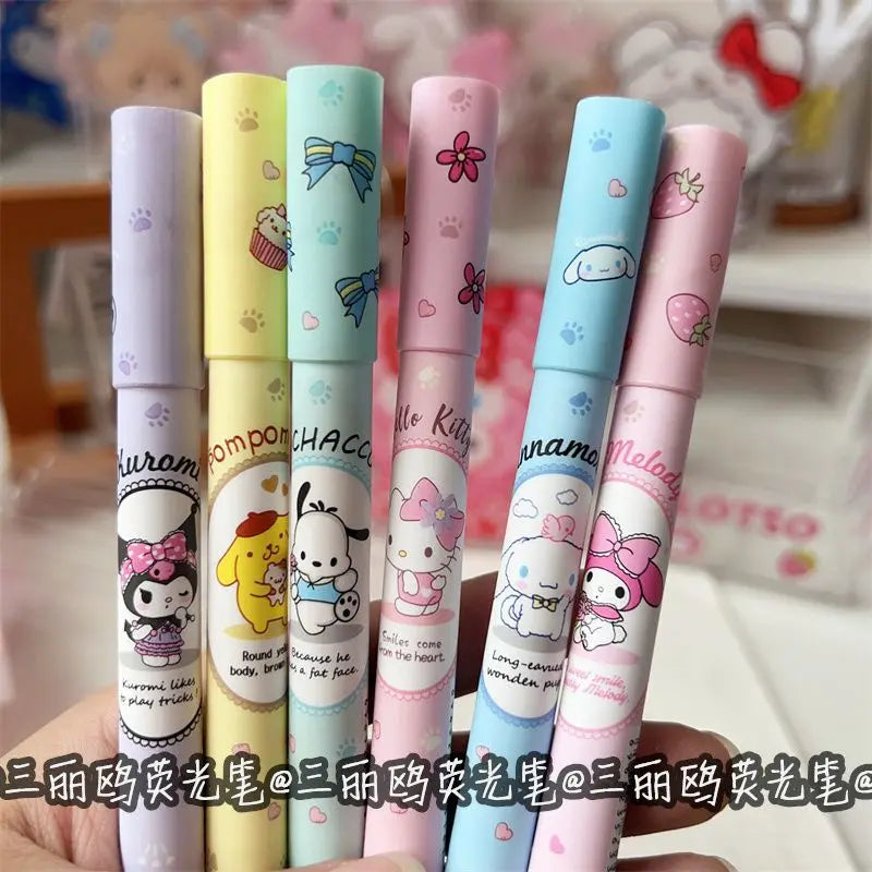 6Pcs/box Hello Kitty Highlighte.r