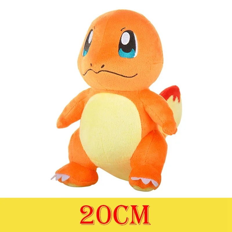 Pokemon Series Gengar Plush Dolls Cute Pikachu Peluche Charmander Squirtle Bulbasaur Eevee Snorlax Stuffed Toys Gifts For Kids