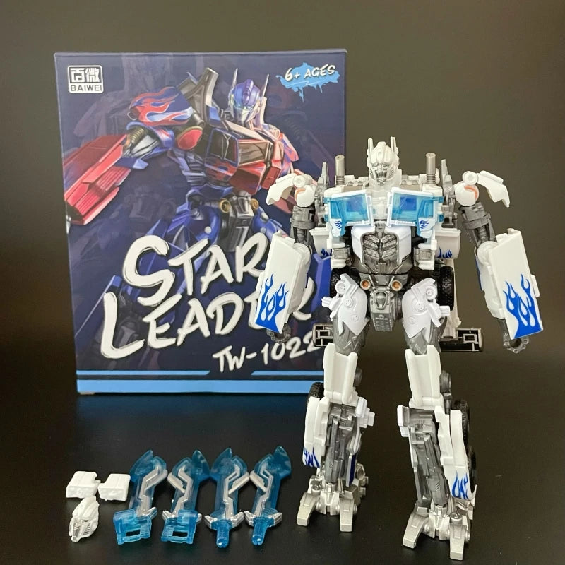 IN STOCK NEW BAIWEI 18CM Cool Transformation Toys Movie Action Figure Anime Robot Car Model KO SS01 T7 TW-1031 Kids Boy TW1032