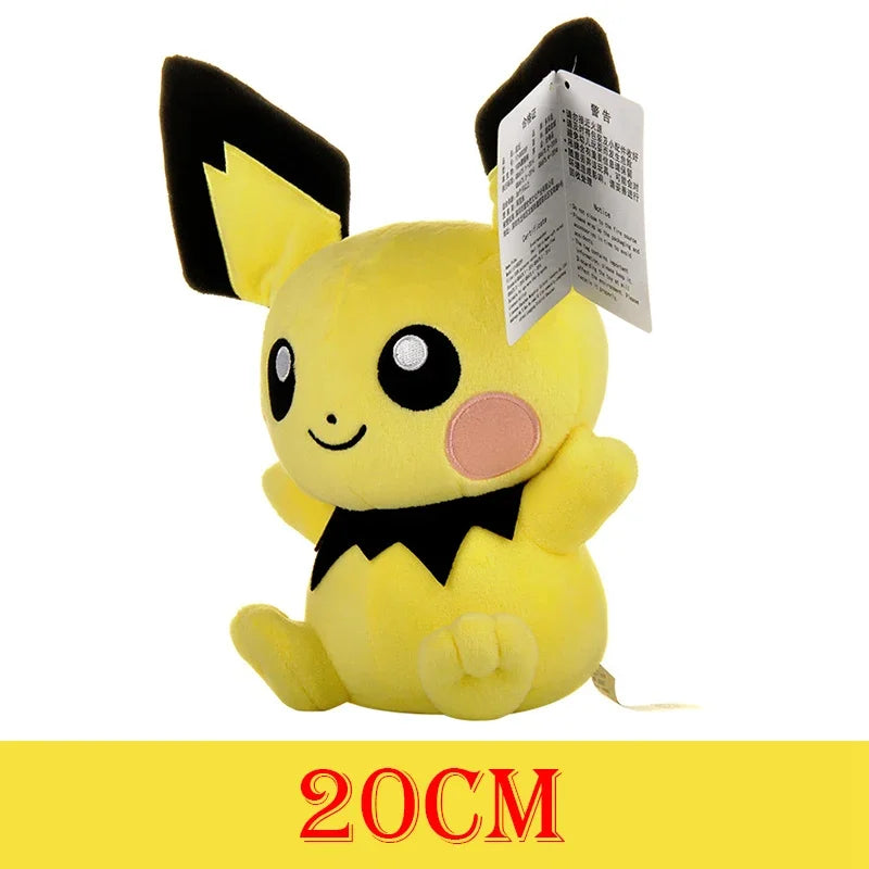 Pokemon Series Gengar Plush Dolls Cute Pikachu Peluche Charmander Squirtle Bulbasaur Eevee Snorlax Stuffed Toys Gifts For Kids