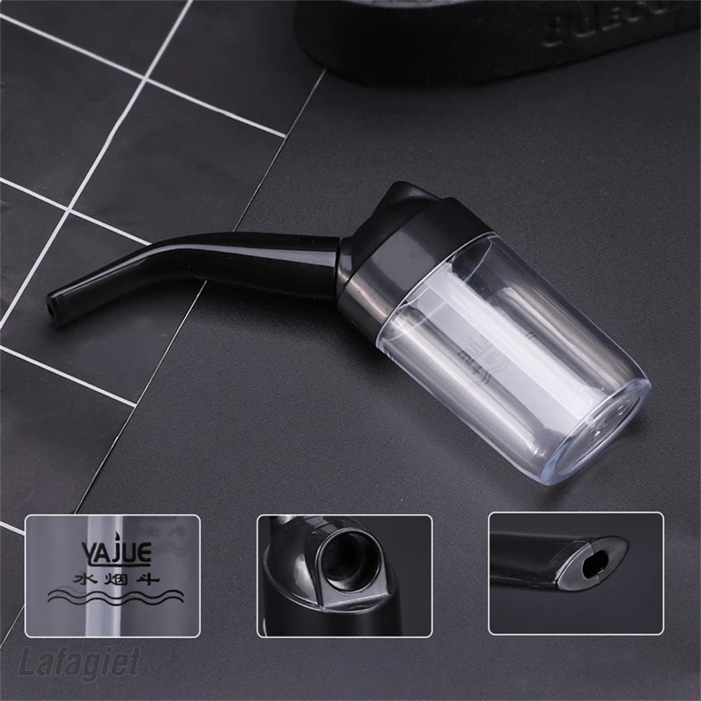 Mini Water Cigarette Pipe Washable Cigarette Holder Filter Portable Multiple Hookah Tobacco Pipe Smoking Tools For Men's Gift