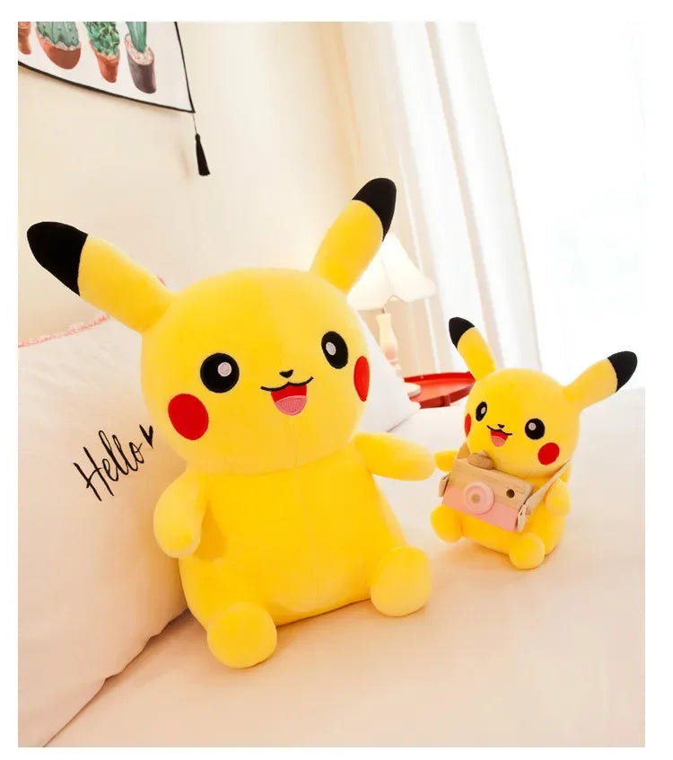 70cm Big Size Pokemon Pikachu Plush Stuffed Animal Cartoon Anime Pillow Dolls Christmas Birthday Gifts Kids Plushies