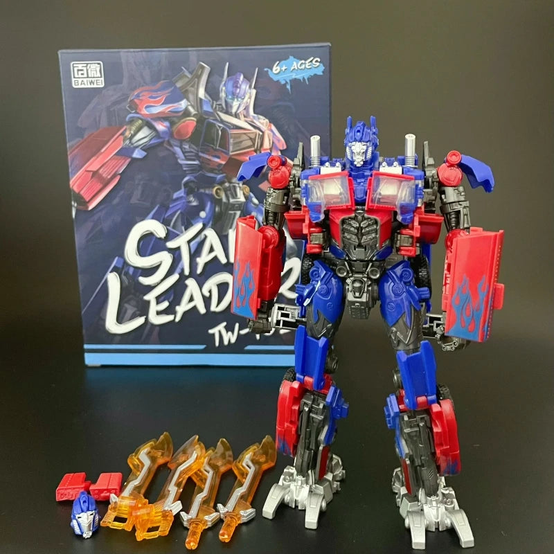 IN STOCK NEW BAIWEI 18CM Cool Transformation Toys Movie Action Figure Anime Robot Car Model KO SS01 T7 TW-1031 Kids Boy TW1032