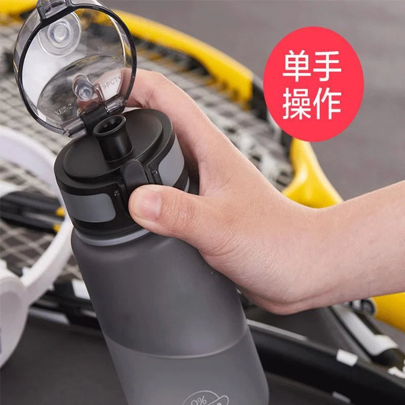 Sonic The Hedgehog Water Bottle with Time Marker Portable Reusable.
