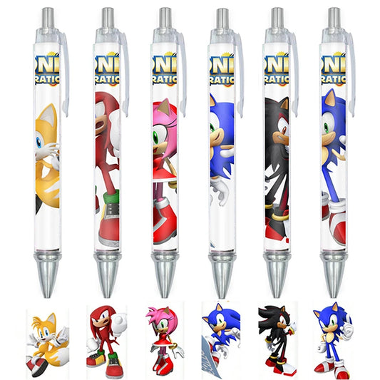 Sonic ball-point pen Black Ink 0.5mm Quick-drying pen Gel Pen.