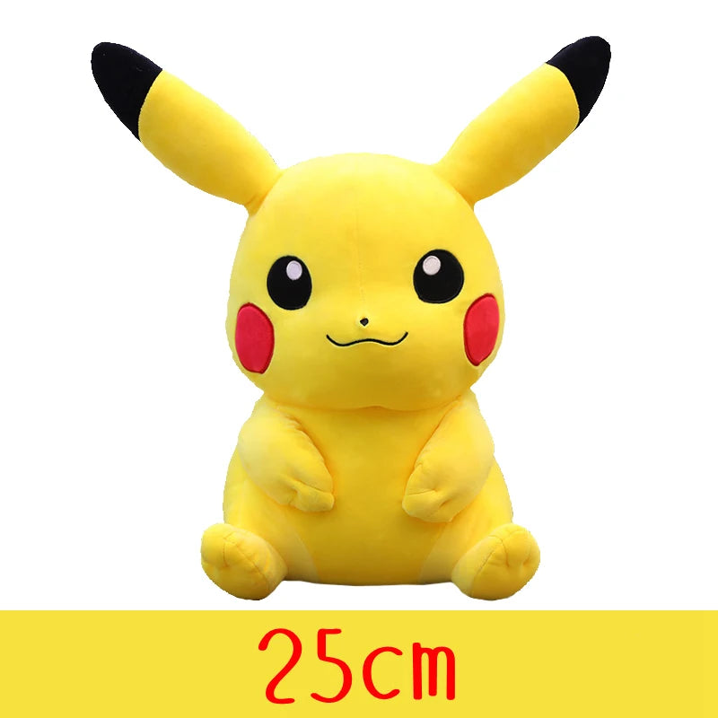 Pokemon Series Gengar Plush Dolls Cute Pikachu Peluche Charmander Squirtle Bulbasaur Eevee Snorlax Stuffed Toys Gifts For Kids