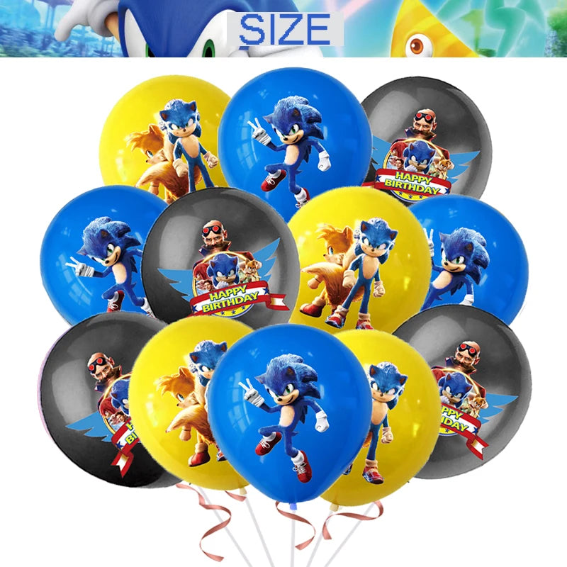 Kit Sonic Party Supplies Boys Birthday Party.