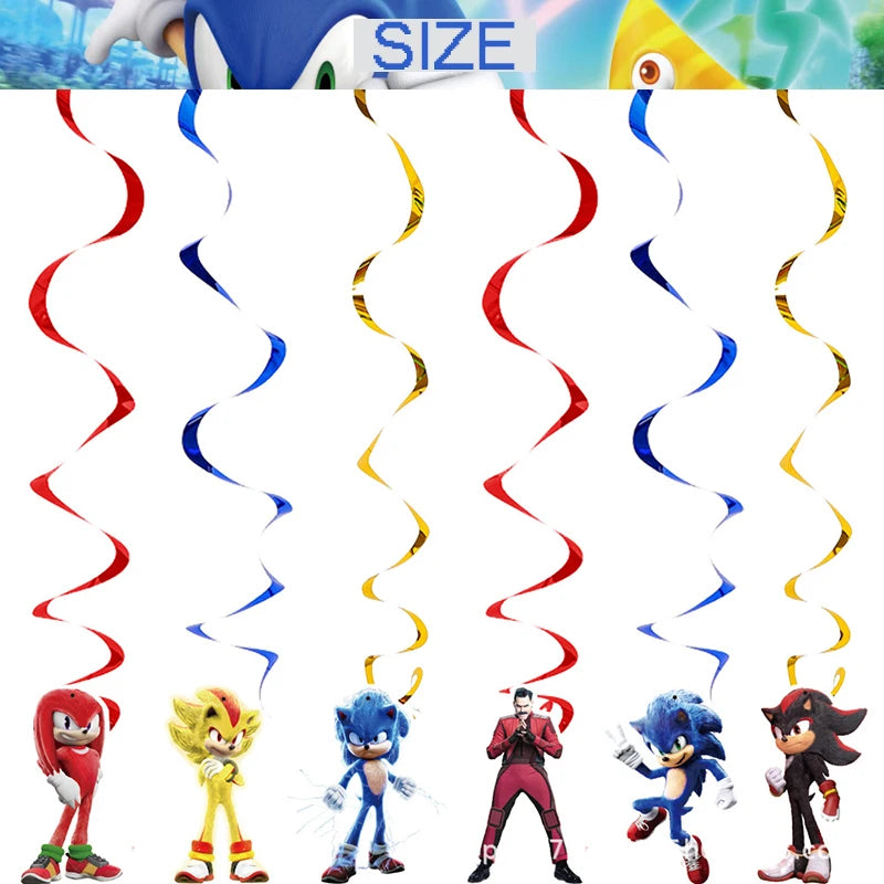 Kit Sonic Party Supplies Boys Birthday Party.