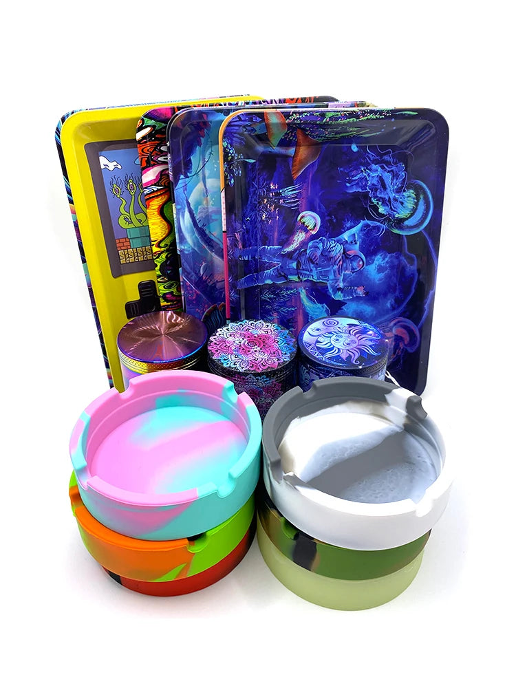 3Pcs  Tray/W Metal **SMOKING DEVICES**