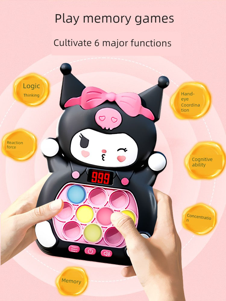 Game Machine Girl Decompression Squeezing Toy Whac-a-Mole Toy