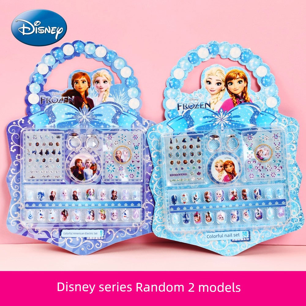 Ye Luoli Ice Princess Gem Girl Toy Nail Sticker