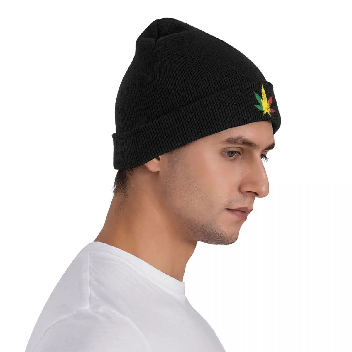 420  Rastafari Cannabis Leaf Knitted Caps