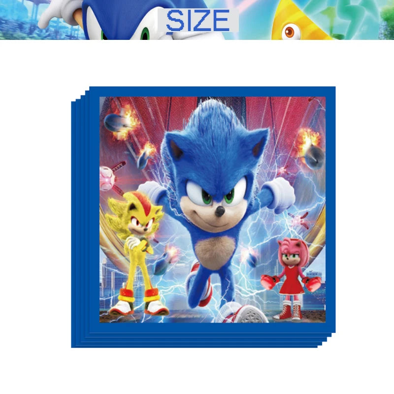 Kit Sonic Party Supplies Boys Birthday Party.