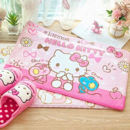 Hello Kitty  Characters Multi-Picture Bathroom Non-slip Carpet
