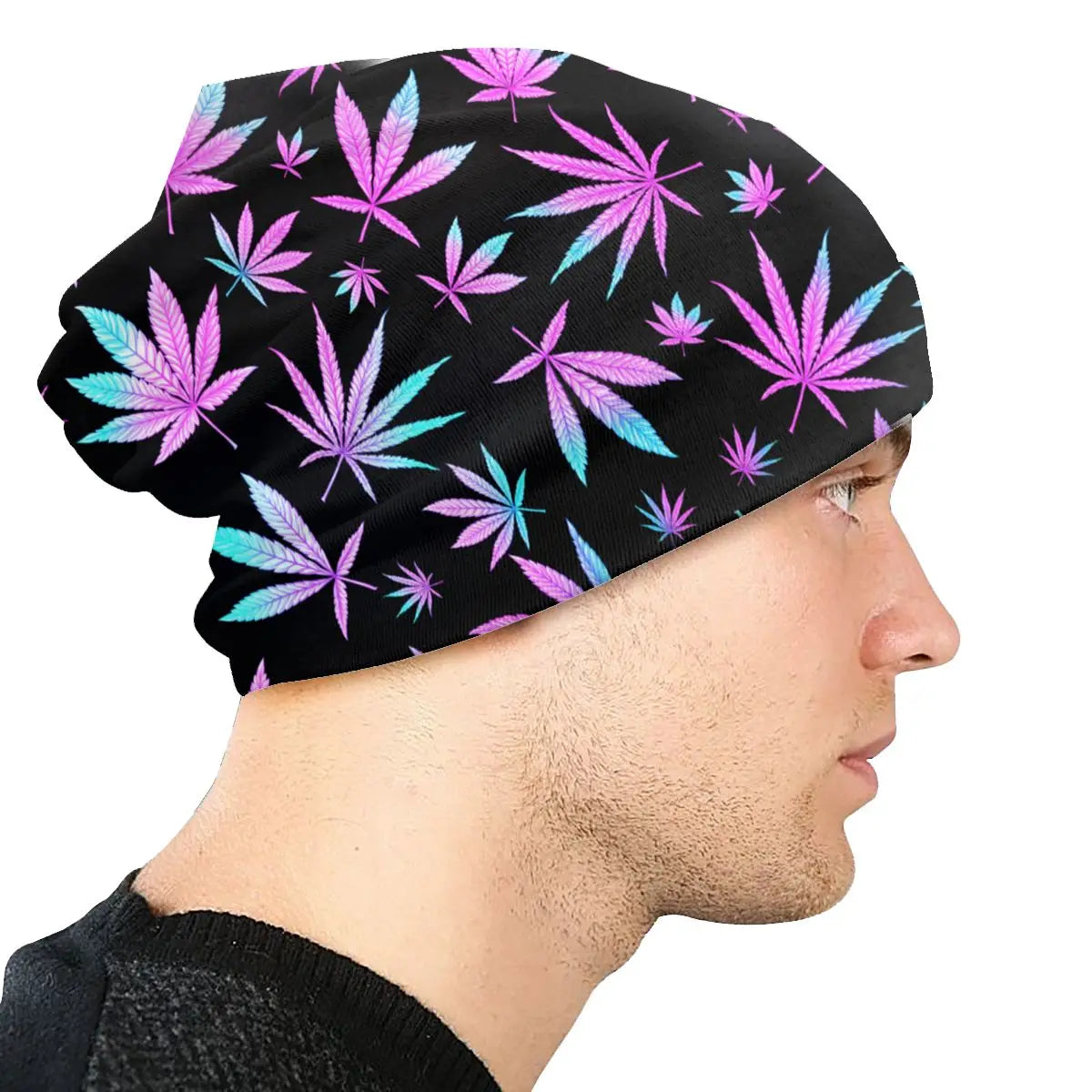 420 Cannabis Leaves Bonnet Hats Knitting Hats Hip Hop