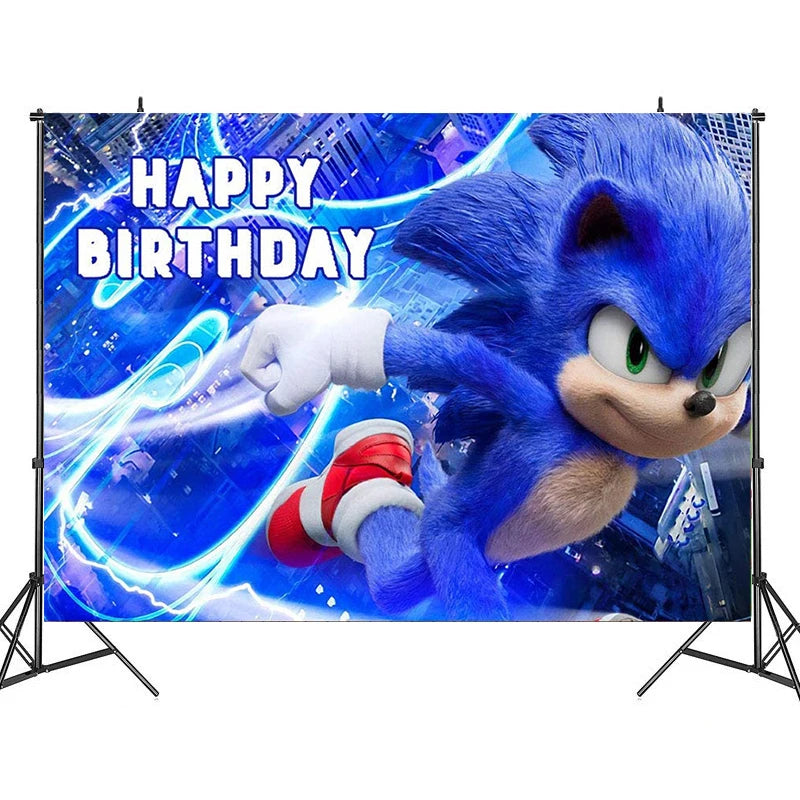 Kit Sonic Party Supplies Boys Birthday Party.