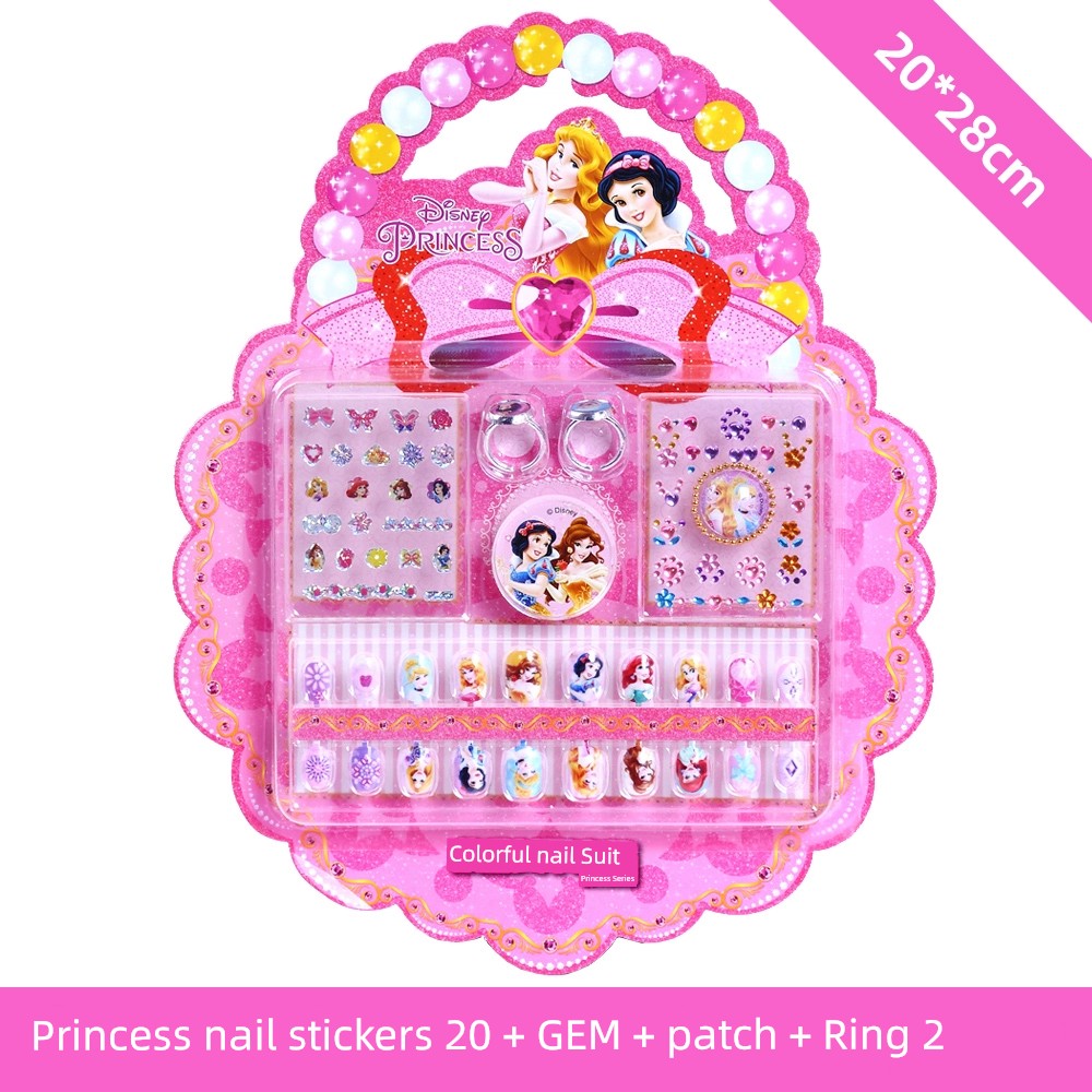 Ye Luoli Ice Princess Gem Girl Toy Nail Sticker