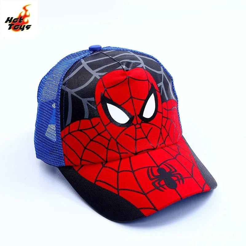 MENS Spider Man Baseball Cap Cartoon Mesh Cap Hip Hop Hat Sunscreen Breathable Adjustable Children's Day Christmas Gift Ornament