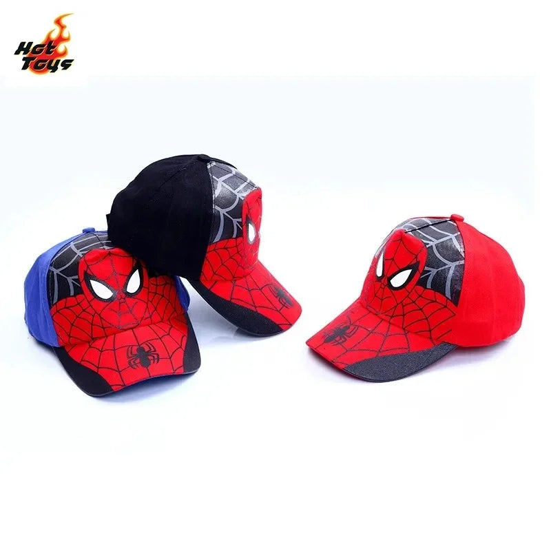 MENS Spider Man Baseball Cap Cartoon Mesh Cap Hip Hop Hat Sunscreen Breathable Adjustable Children's Day Christmas Gift Ornament