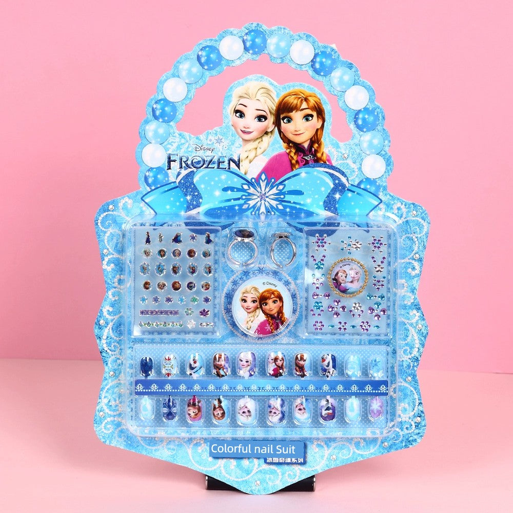 Ye Luoli Ice Princess Gem Girl Toy Nail Sticker