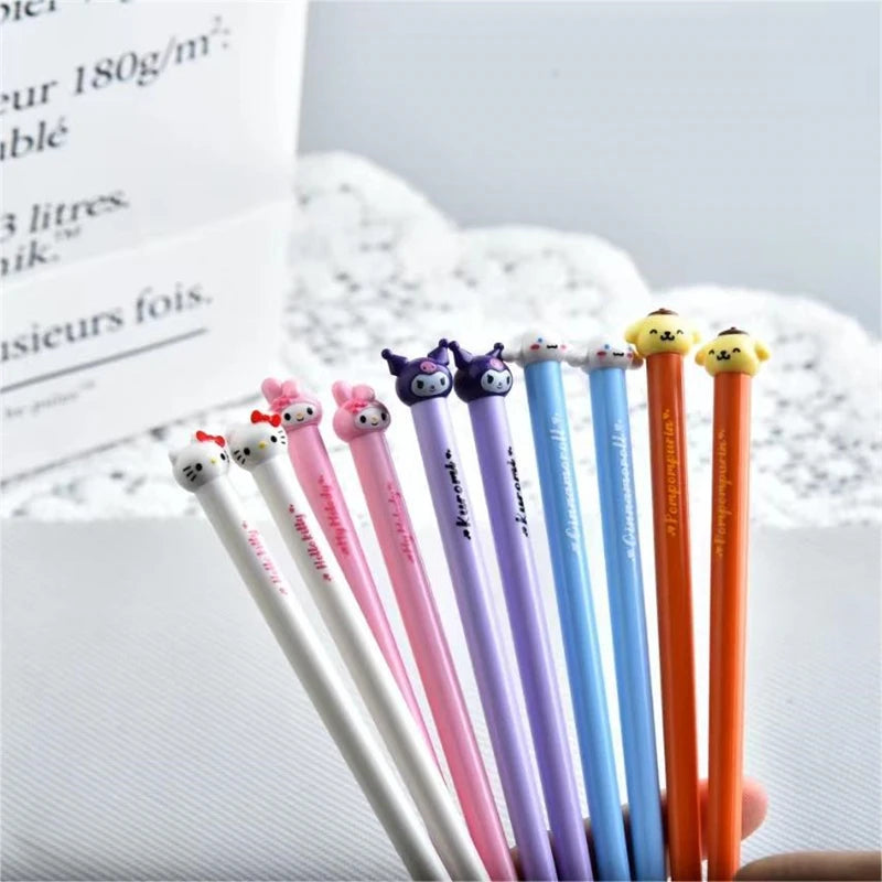 Kawaii Sanrio Hello Kitty Chopsticks Anime Cinnamoroll Kuromi Kids Fast Practice Finger-Cot Chopsticks Tsupplies Ableware Gift