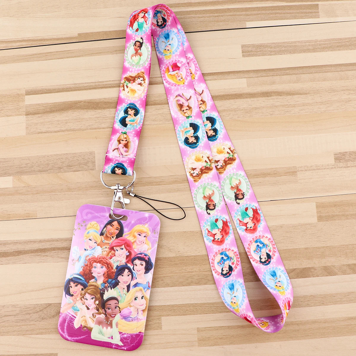 Disneys Princess Keychains Lanyard