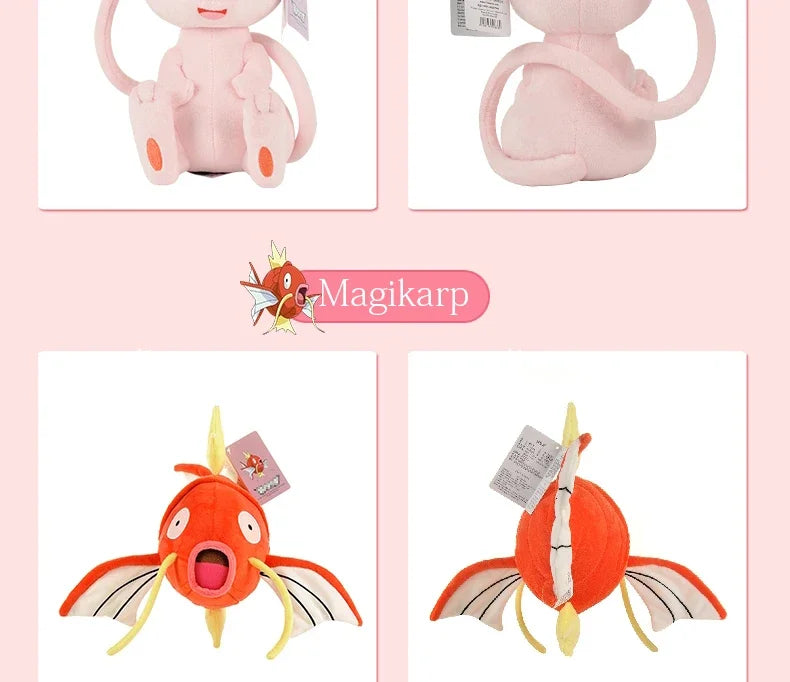 Pokemon Series Gengar Plush Dolls Cute Pikachu Peluche Charmander Squirtle Bulbasaur Eevee Snorlax Stuffed Toys Gifts For Kids