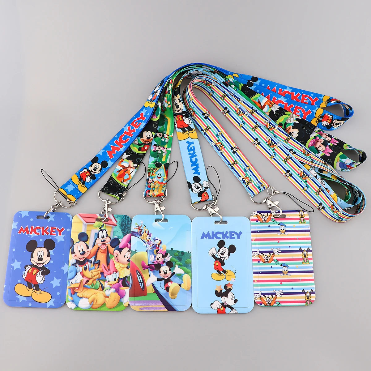 DISNEY Minnie Mouse Keychain Lanyard ID Badge Holder