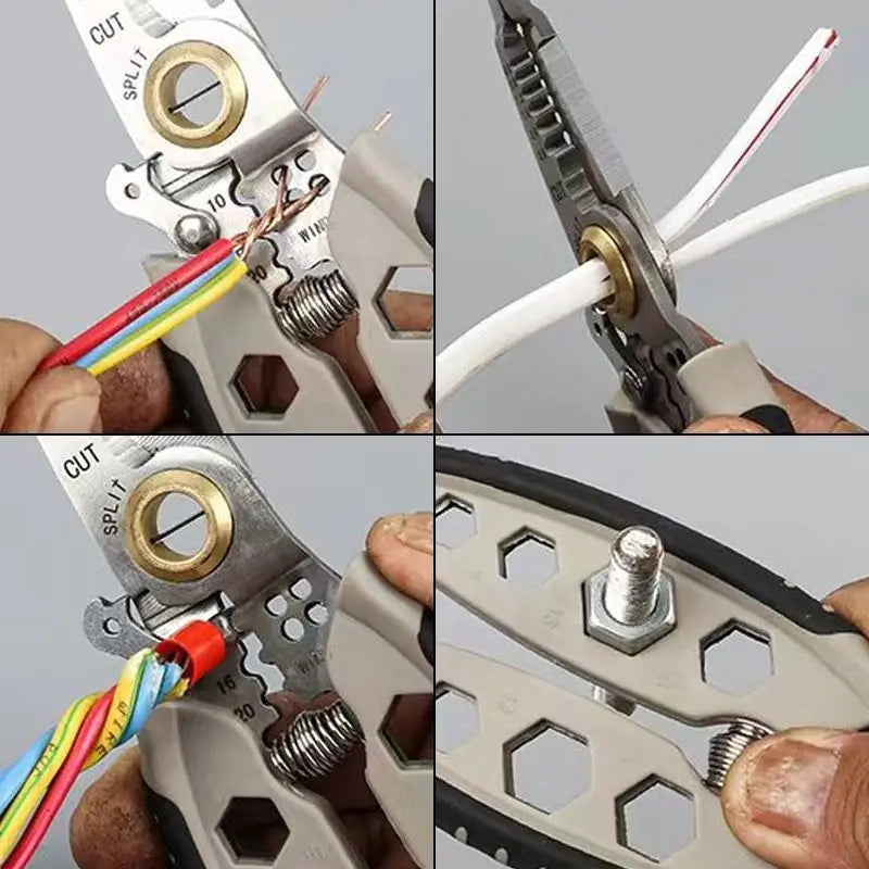 7-inch Multipurpose Wire Stripper - Professional Tool