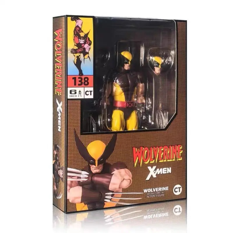 New Ct Toys Wolverine Deadpool Anime Figure Mafex 138 Deadpool 3 Movie Action Figure Figurine Model Statue Collection Toys Gifts