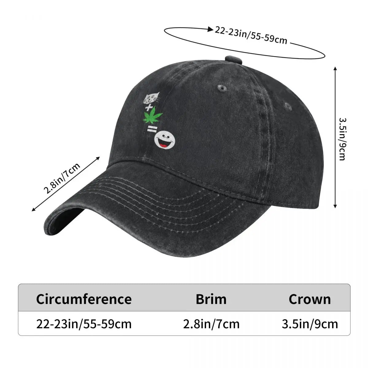 420 baseball hat  Make Me Happy