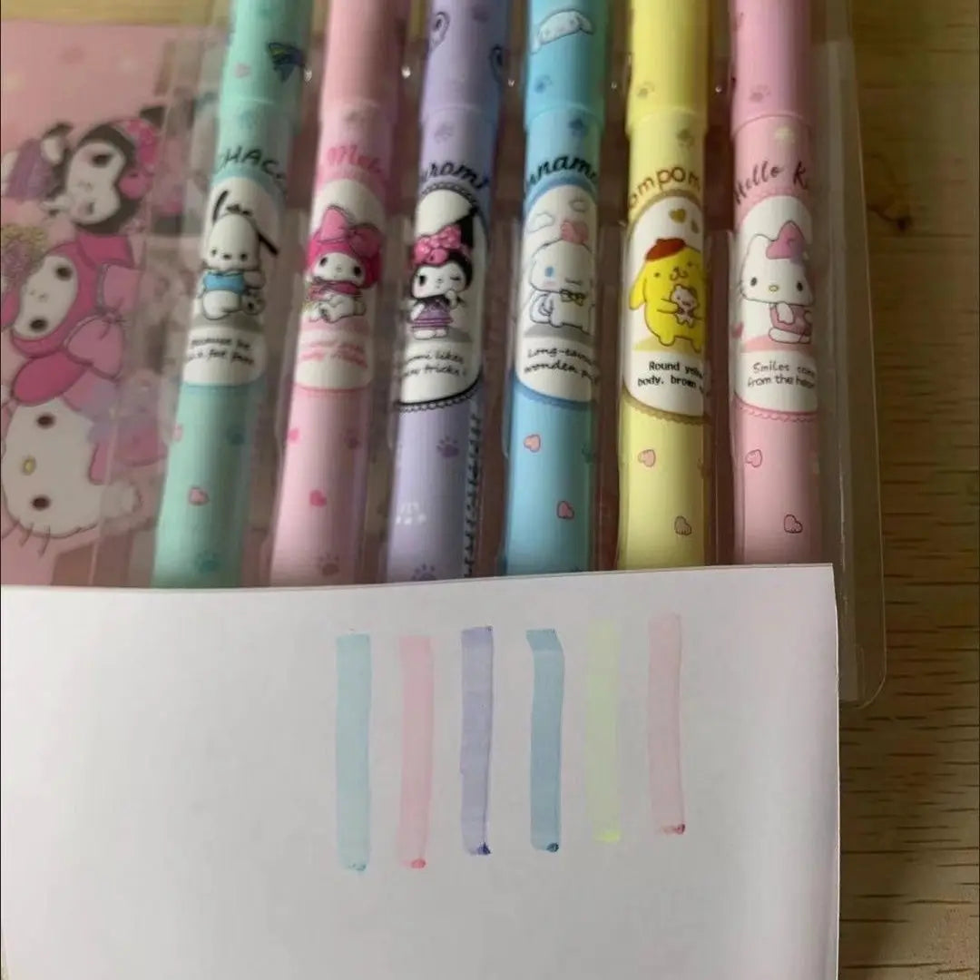 6Pcs/box Hello Kitty Highlighte.r