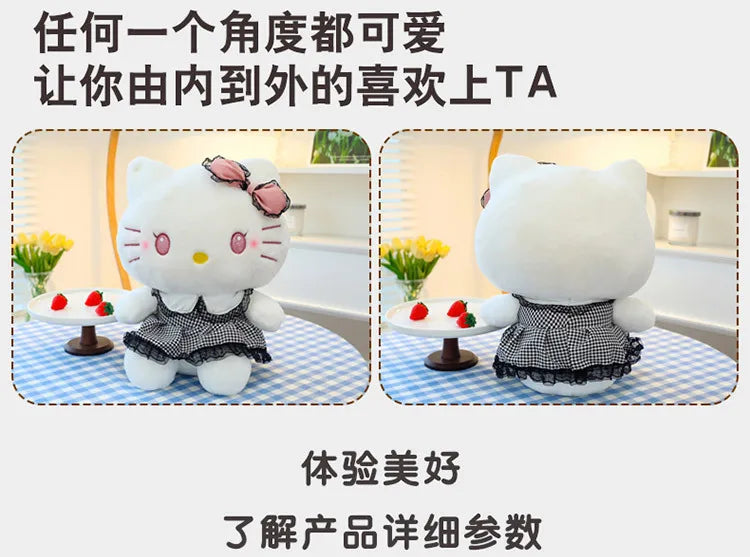 70cm Big Size Sanrio Hello Kitty Anime Plus Stuffed Doll Cartoon Anime Character Cute Throw Pillow As A Holiday Gift for Friends