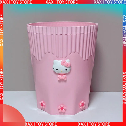 Sanrio Hello Kitty Garbage Wastebasket Plastic