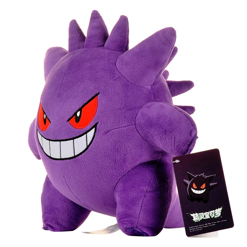 Pokemon Series Gengar Plush Dolls Cute Pikachu Peluche Charmander Squirtle Bulbasaur Eevee Snorlax Stuffed Toys Gifts For Kids